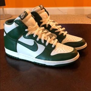 Nike Dunk Hi sz 13 White/Green
